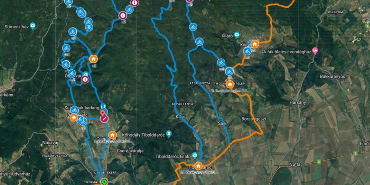 Kerékpáros szolgáltatások fejlesztése a Bükkben