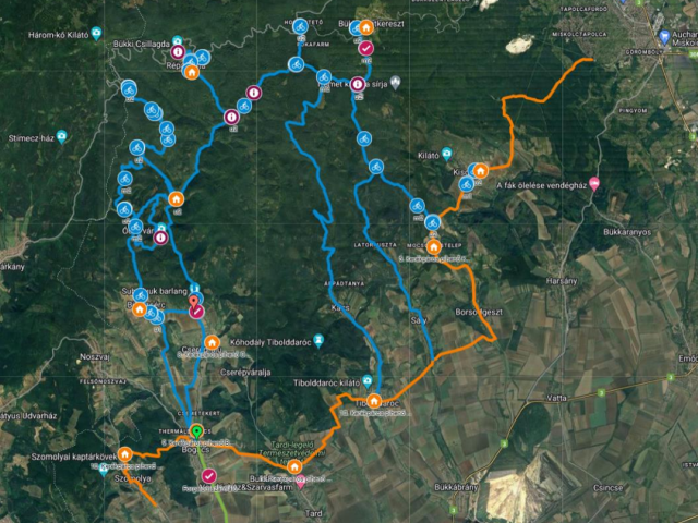 Kerékpáros szolgáltatások fejlesztése a Bükkben
