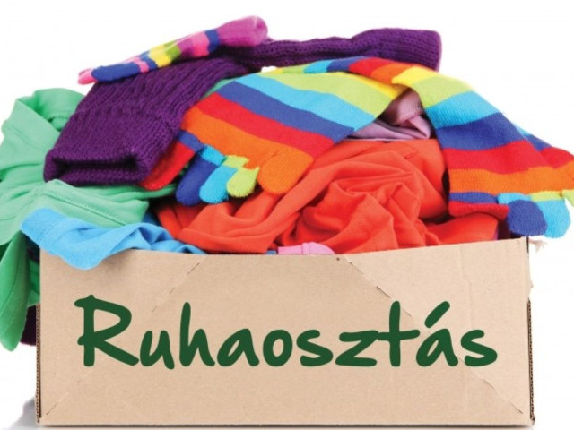 Értesítés ruhaadomány osztásról!
